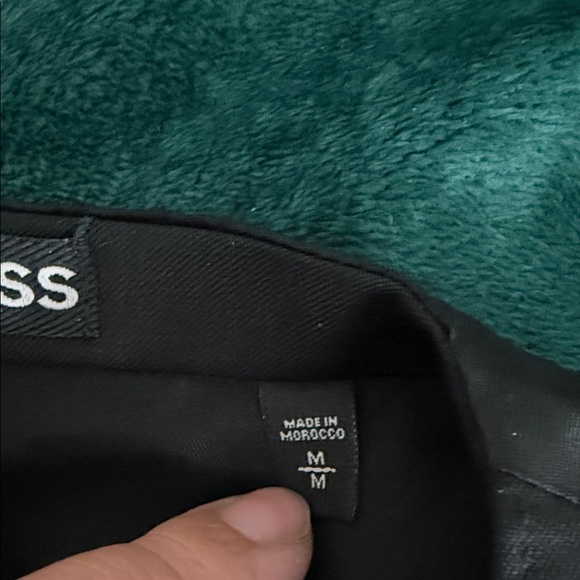 Express Sleek Black Buttoned Vest - Picture 3 of 6